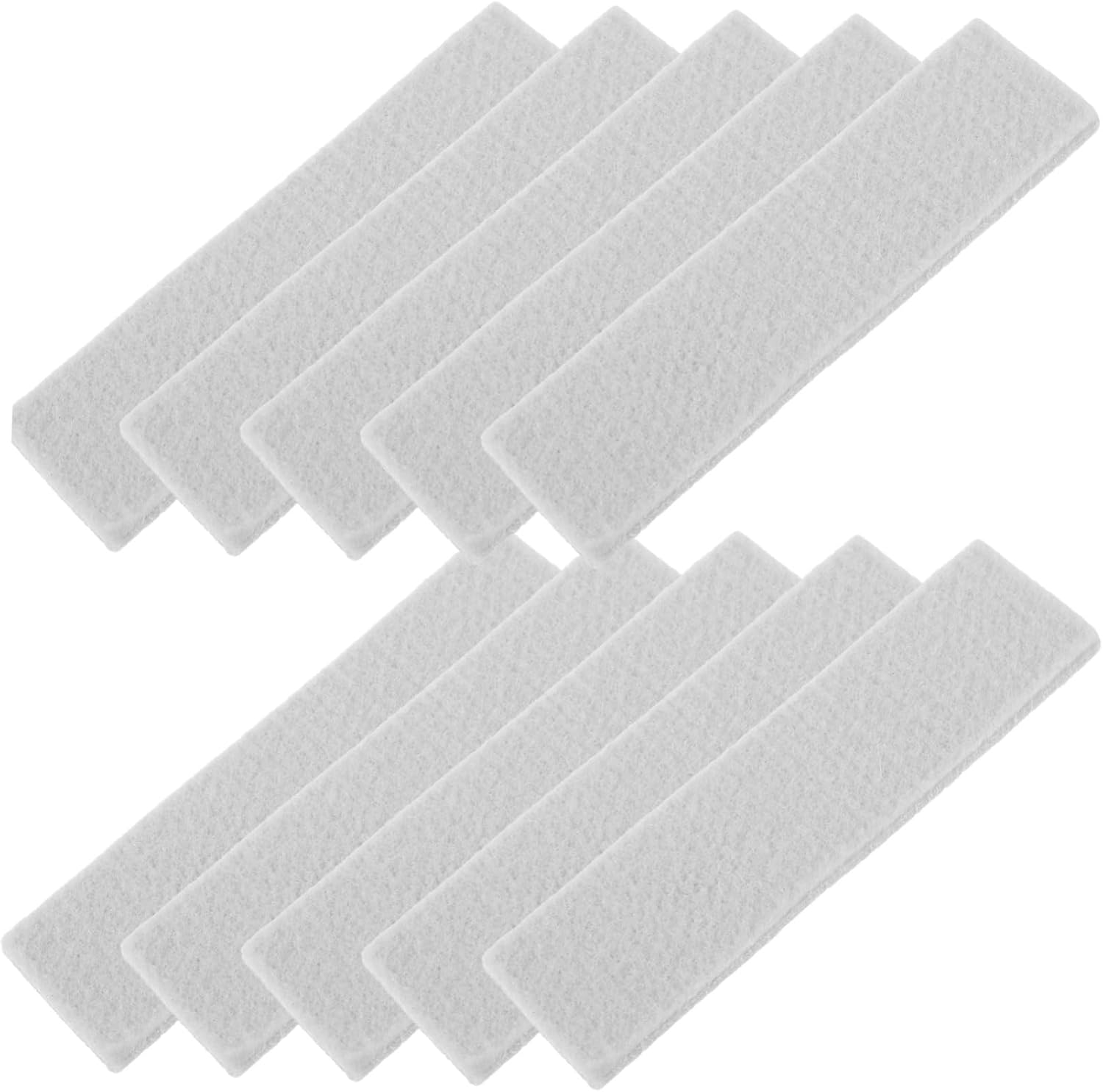 Kisangel 10Pcs Felt Brake Pads for Exercise Bike Durable Non Slip Indoor Cycling Brake Mat Wear Resistant for Enhanced Muscle Training