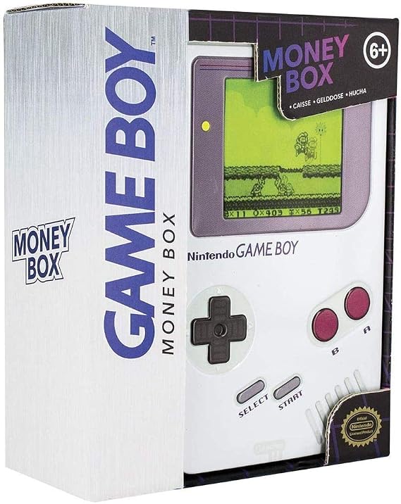 Paladone Nintendo Officially Licensed Merchandise - Classic Gameboy Bank - Money Box