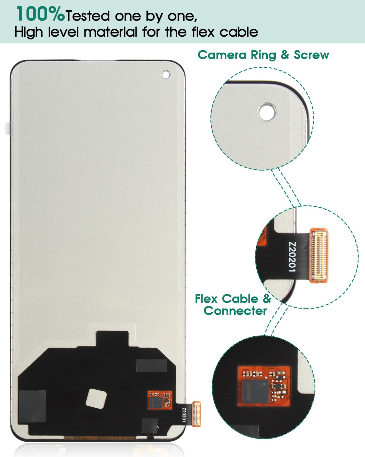 Lite Écran LCD Pour 5G/Reno5 5G CPH2145 | Digitizer Et Kit De Réparation Oppo Find X3