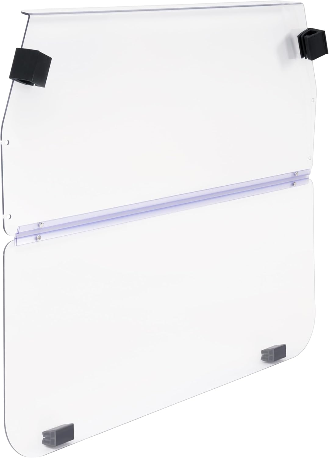 ECOTRIC Golf Cart Clear Windshield Compatible with Evolution Classic and Forester All Models 2016-up Flip Folding Down Windshield Foldable Windscreen PC