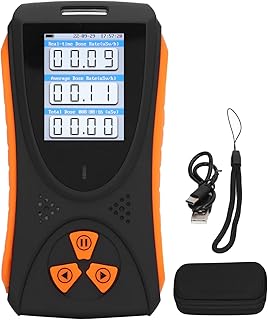 Detector de radiação nuclear Xnferty Contador Geiger portátil portátil de radiação gama beta Detector de radiação nuclear contando alta sensibilidade alarme de luz sonora radiação multifuncional