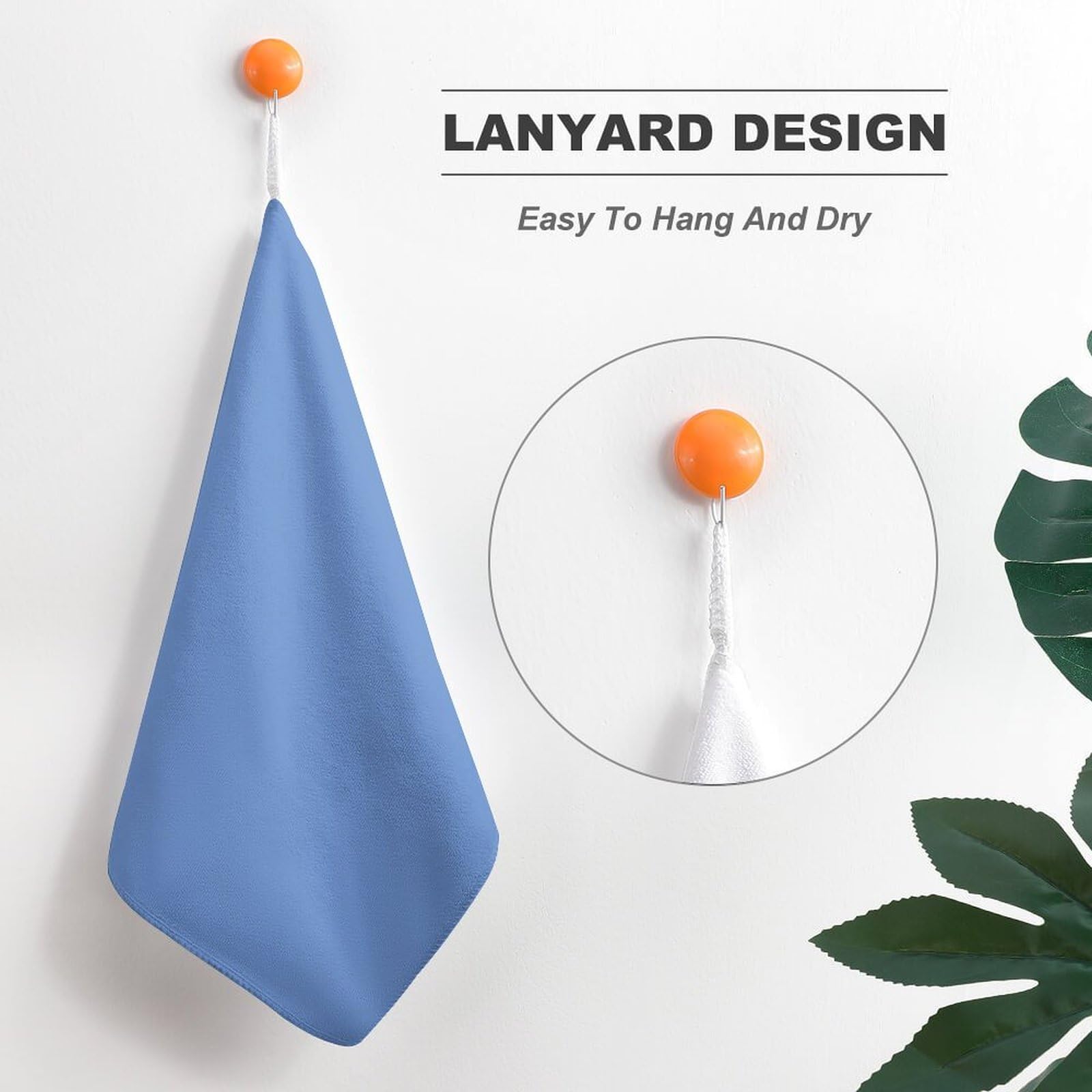 Lucky Canard Serviette Essuyage à La Main Suspendu Serviette Absorbante Pour La Cuisine Et La Salle De Bain à La Maison