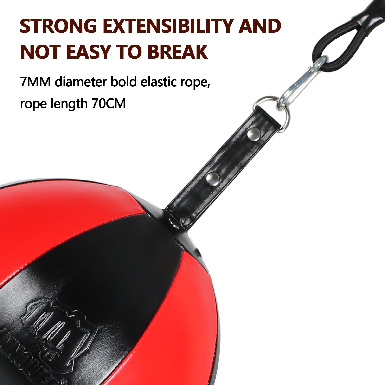 InnoLife Doppelend-Punchingball-Schlagsack-Set, Speed-Striking Reflex Kit mit Bungee-Seilen, perfekt für Reaktion, Beweglichkeit und Hand-Augen-Koordinationstraining