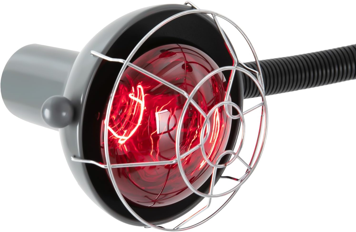 Salon Hair Processor, 750W 5 Head Infrared Heat Lamp with Support Rod Adjustable Height 4 Universal Wheels and Stable Base Good Heat Dissipation Freestanding Salon Heat Lamp Headed Lamp for Salons