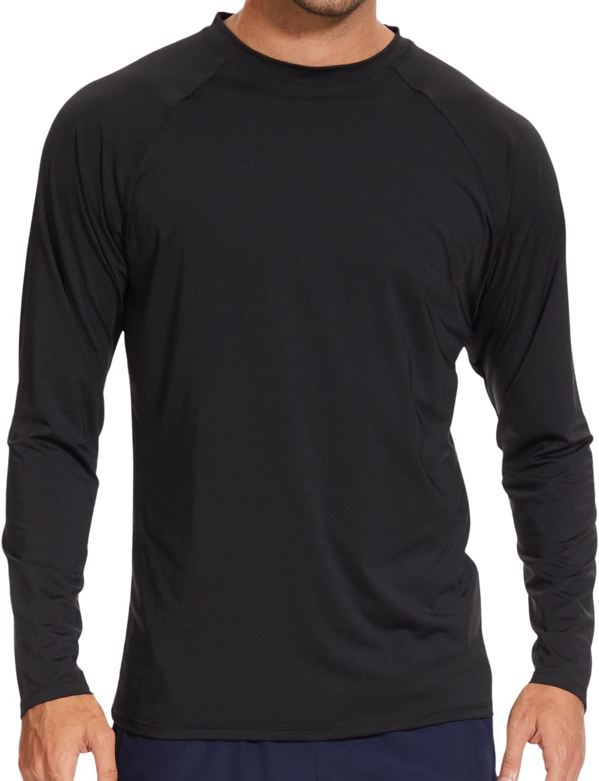 ArcwegRashguard Men Long Sleeves Diving UV Protection UPF 50+ Elastic Rash Vest Loose Fit Top Swimming Quick Drying Surfing Pool T-Shirt Sports Top Rashie