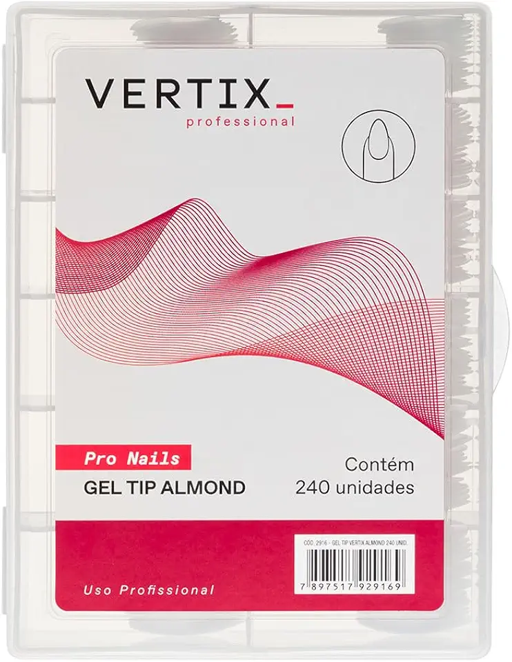 Vertix Gel Tip Almond 240 Unidades