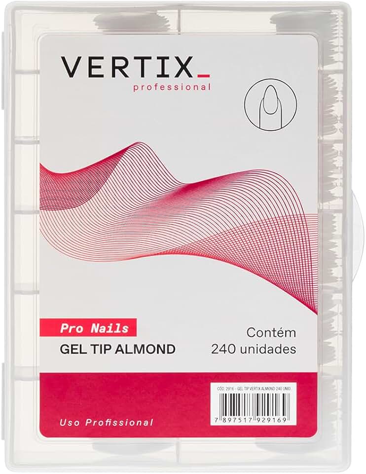 Vertix Gel Tip Almond 240 Unidades