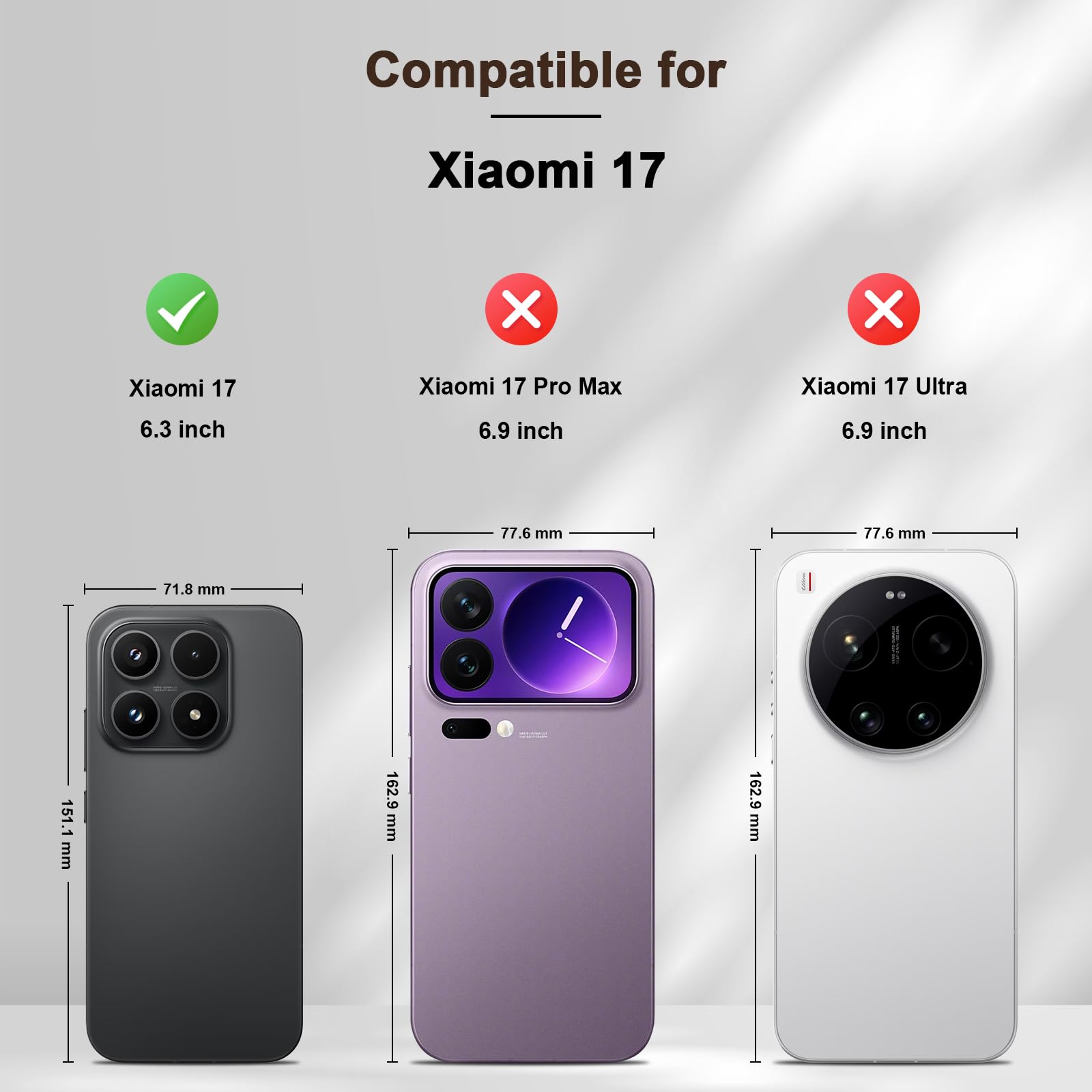 Jasonyu Funda para Xiaomi 17,Cuero PU Carcasa,Tipo Libro Flip Case con Tarjetas y Cartera,Soporte Plegable,Cierre magnético,Capa (Marrón) — view 2
