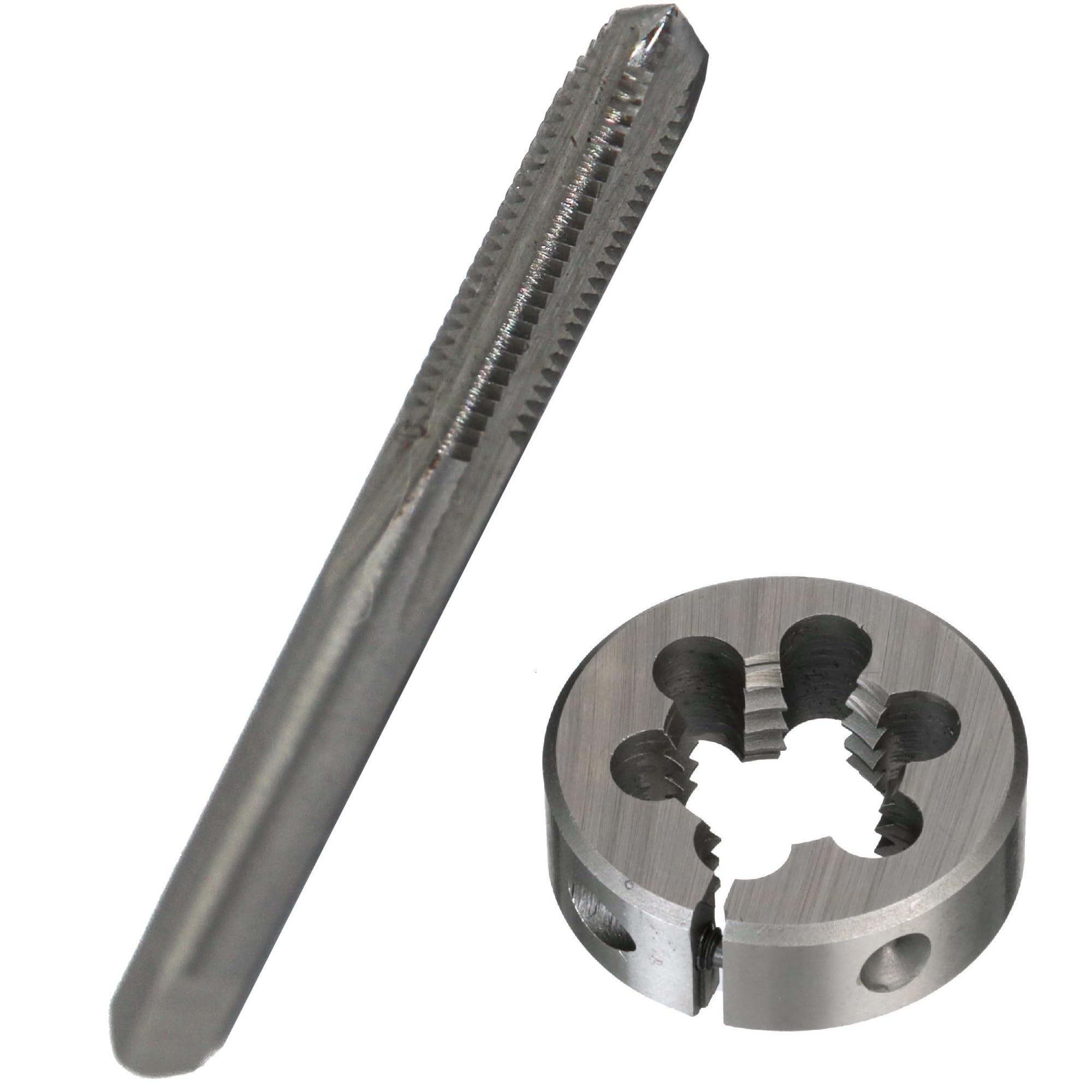 Drill America 1/2"-28 UNS Tap and Die Kit, HSS Plug Tap and Carbon Hex Die — Amazon image 9