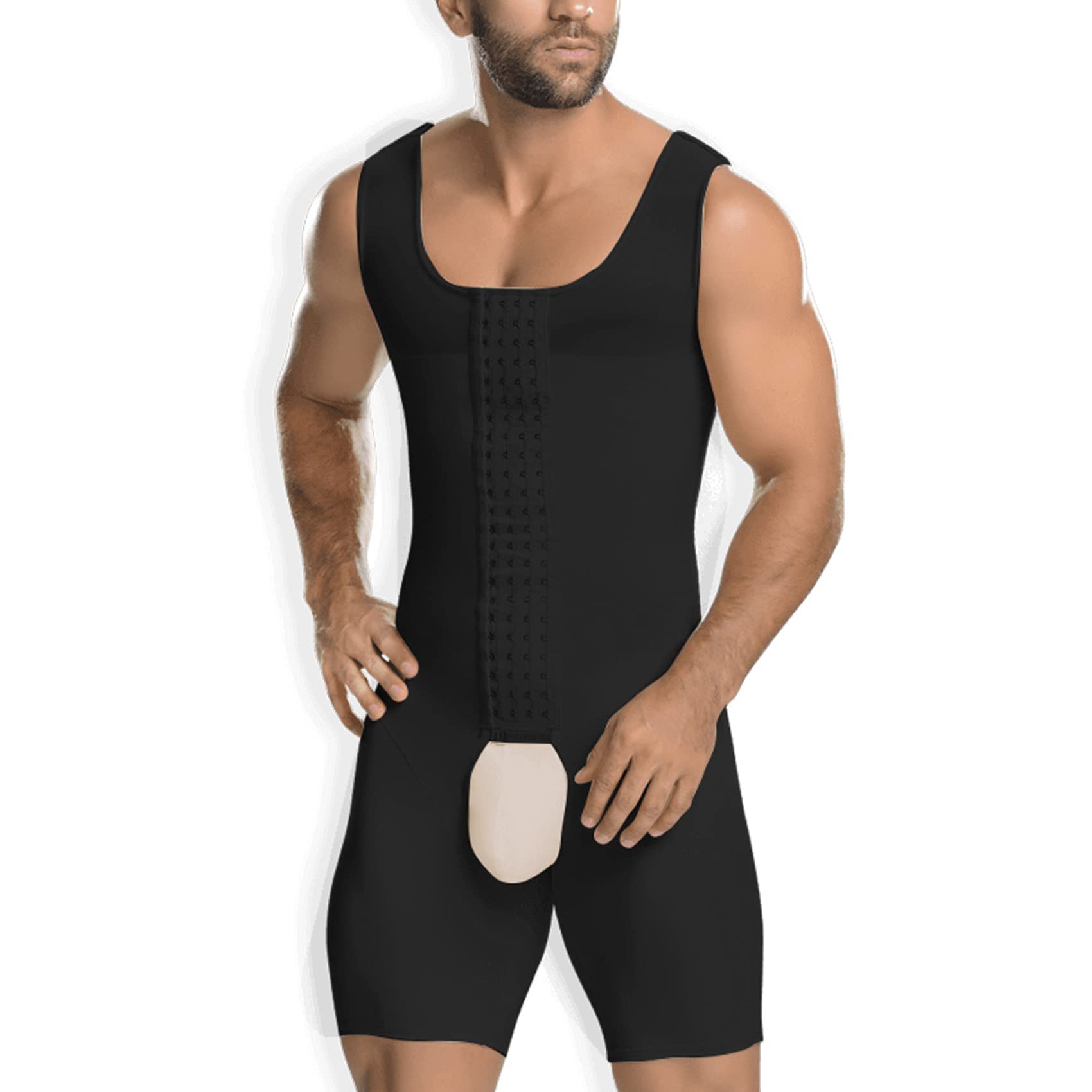 Cuerpo para Hombre Shorts Shorts 4XL-6XL, Body Slimming Shapewear Hip Lifter Pantalones Todo en una Panza Control Abdominal Contracción Shaper