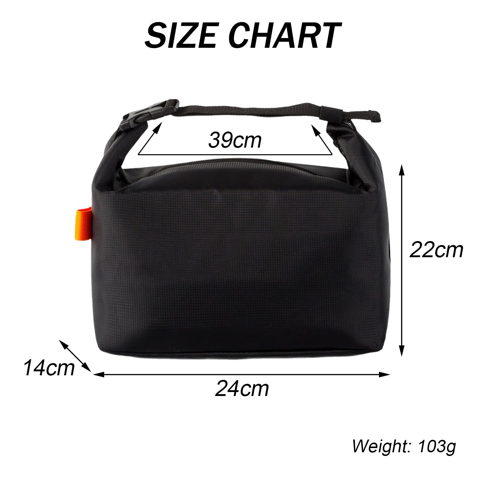 Borsa Termica Per Pranzo Portatile – Leggera, Isolata, Con Tracolla Regolabile, Per Ragazzi, Ufficio, Picnic E Spiaggia, 24.9x6.6x21.1 Cm - 2