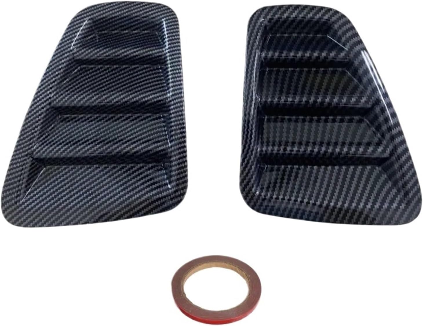 Rear Tail Light Cover Decorative Sticker Rear Taillight Decorative Panel Sticker Compatible With Fiat 500 Abarth 595 695 2016-2024(Glossy Black)