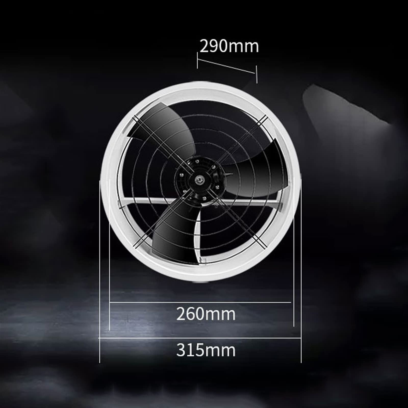 Extractor de Aire Extractor Industrial: Extractor y Ventilador Ultra silencioso para Mejorar el Flujo de Aire y la circulación de Aire para Extractor de sótano