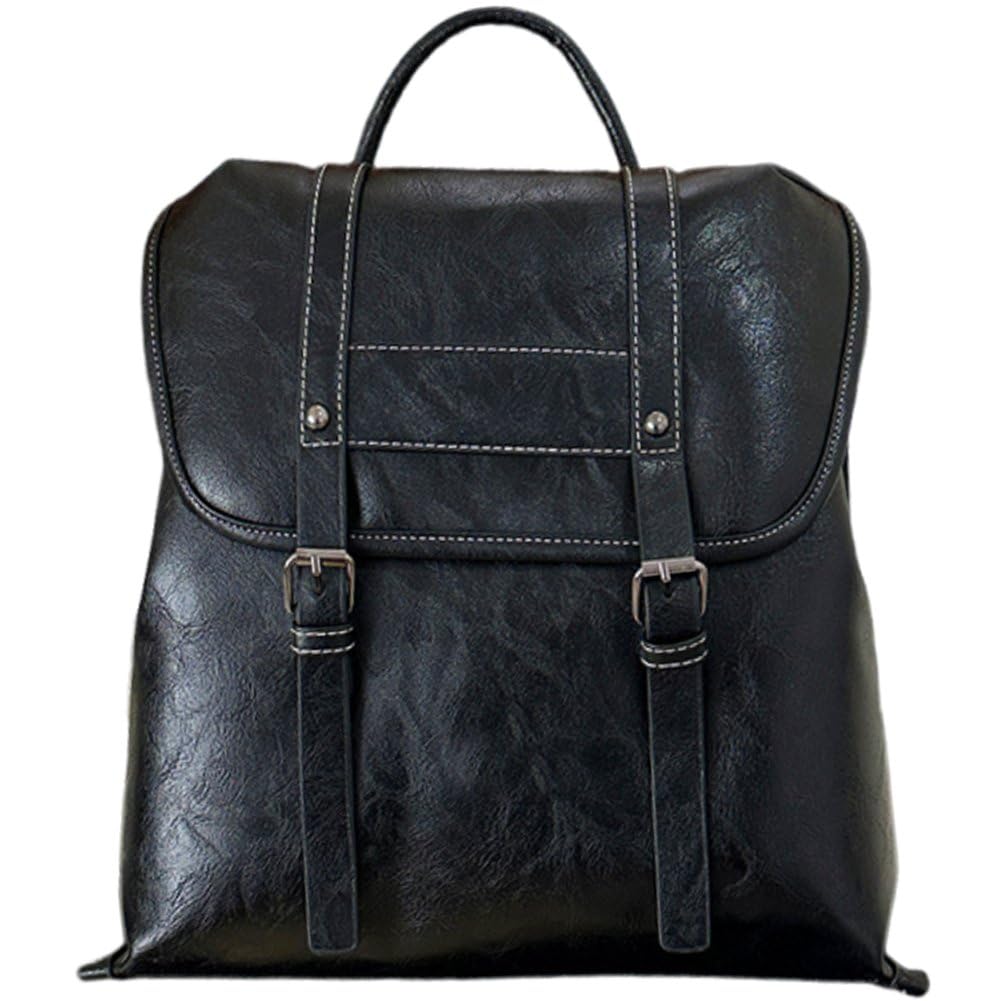 Sac à dos en cuir PU grande capacité pour voyages d'affaires imperméable homme femme