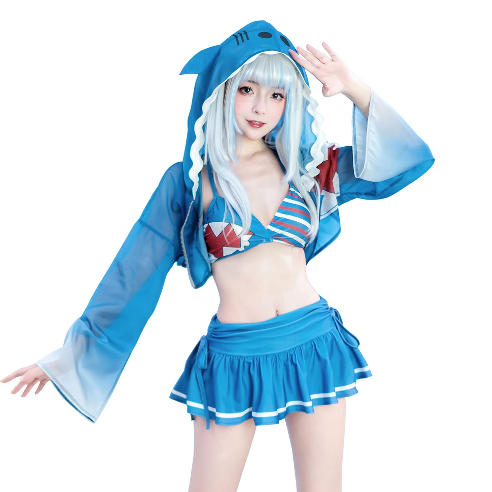 Cr Rolecosshinobu Kocho Cosplay Swimsuit Womens Anime Kimono
