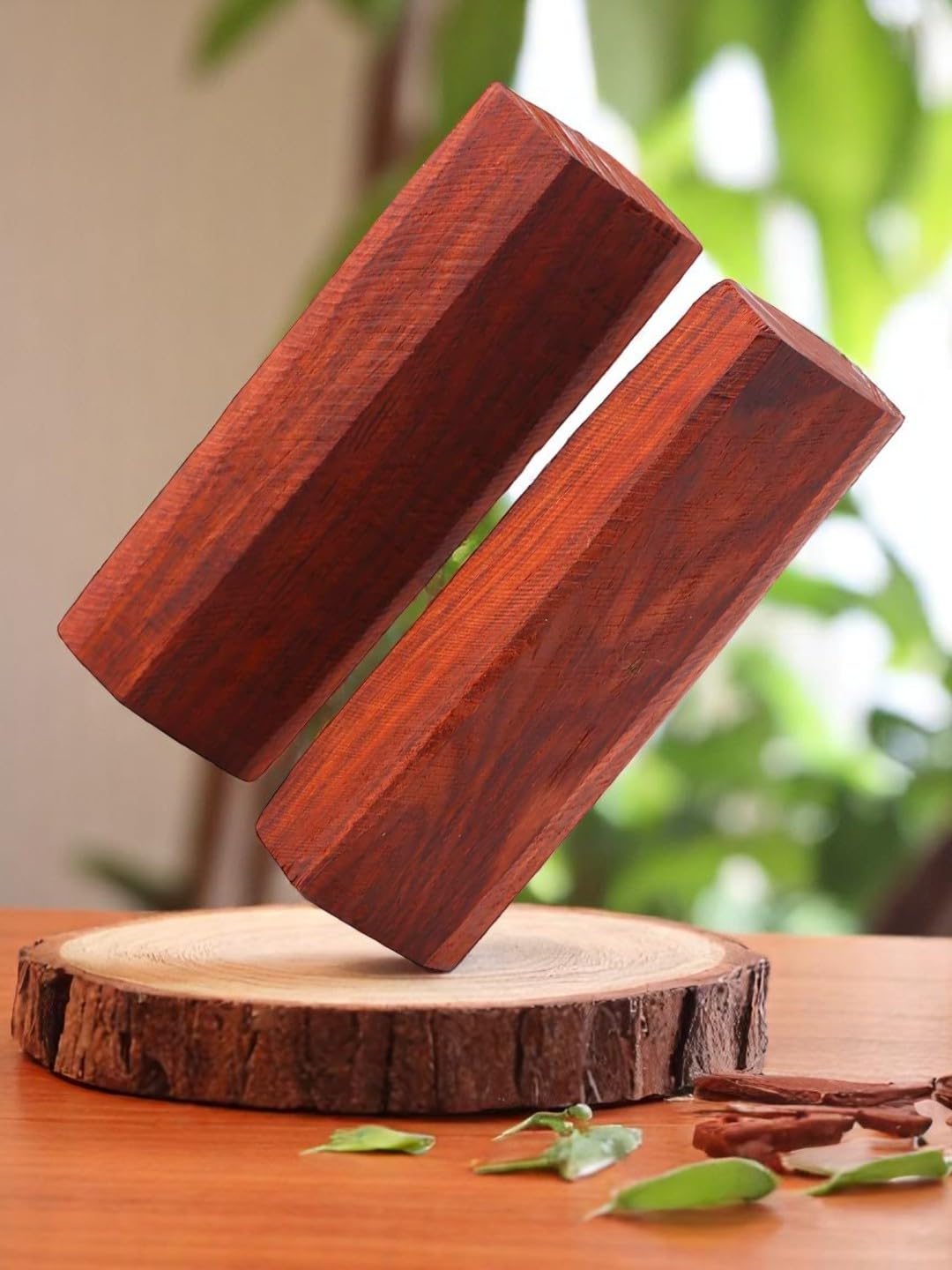 SHEERAVI ENTERPRISES 100% Pure Authentic Sandalwood Chandan Stick Log for Skin Brightness.110-120 Gram(2 Stick)-image-22