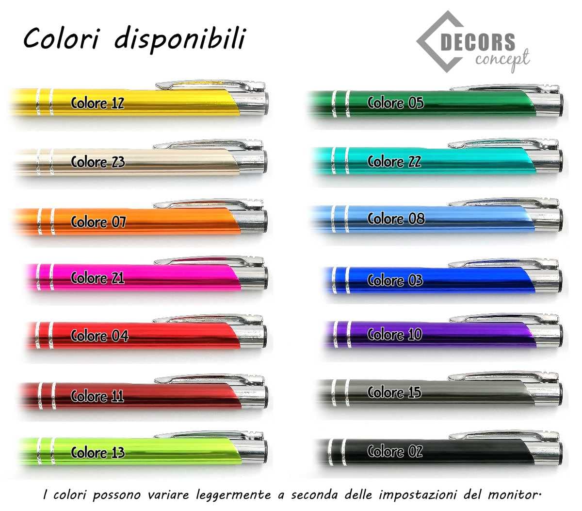 Penna a sfera con incisione: un regalo di alta qualità per tutti. Penne personalizzate perfette come regali promozionali, articoli aziendali, bomboniere - inaugurazioni e fiere (100)