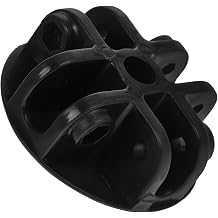 Black Plastic Tent Pole Connector for Canopy Frames Replacement