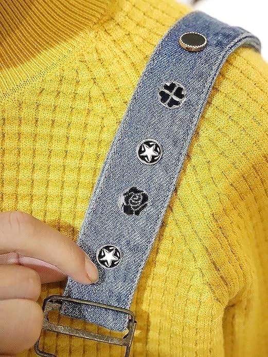 Image of ARLICORPING 20Pcs Women Shirt Brooch Pearl No Sew Button Pins Instant Jeans Safety Pin