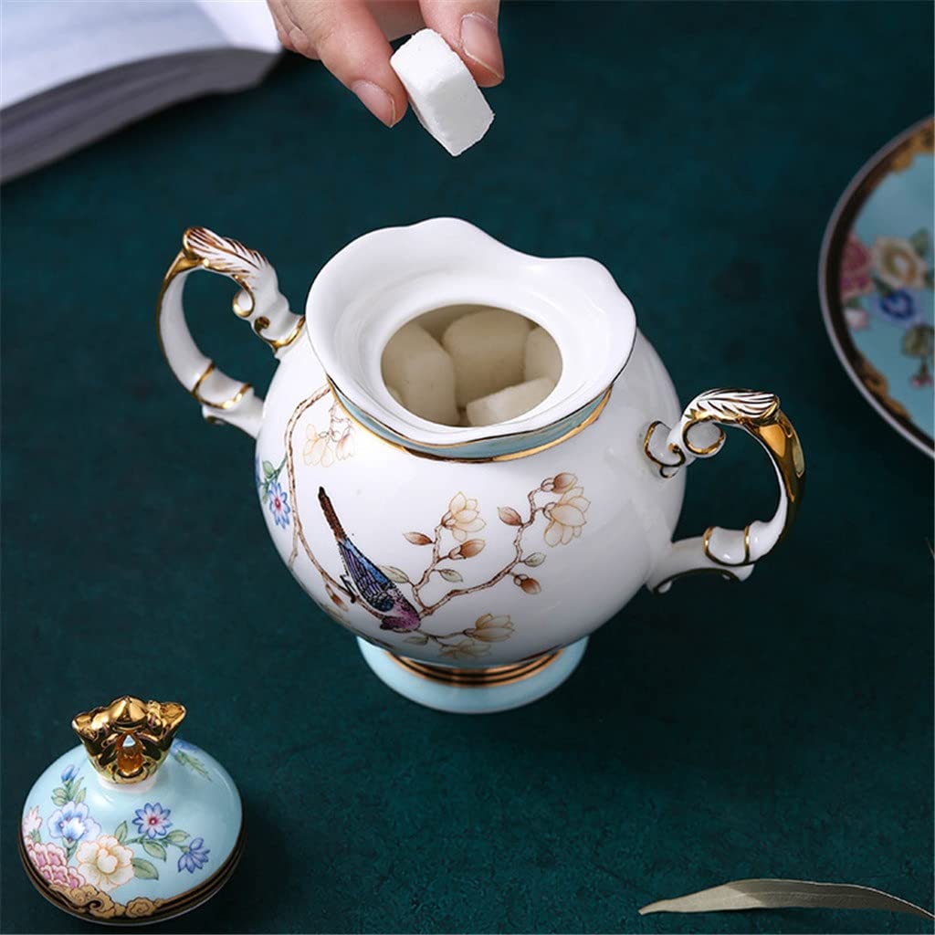 Chiński zestaw do popołudniowej herbaty, czajniczek, narodowy zestaw, zestaw filiżanek do kawy z porcelany kostnej z tacką, prezent na parapetówkę, D,D