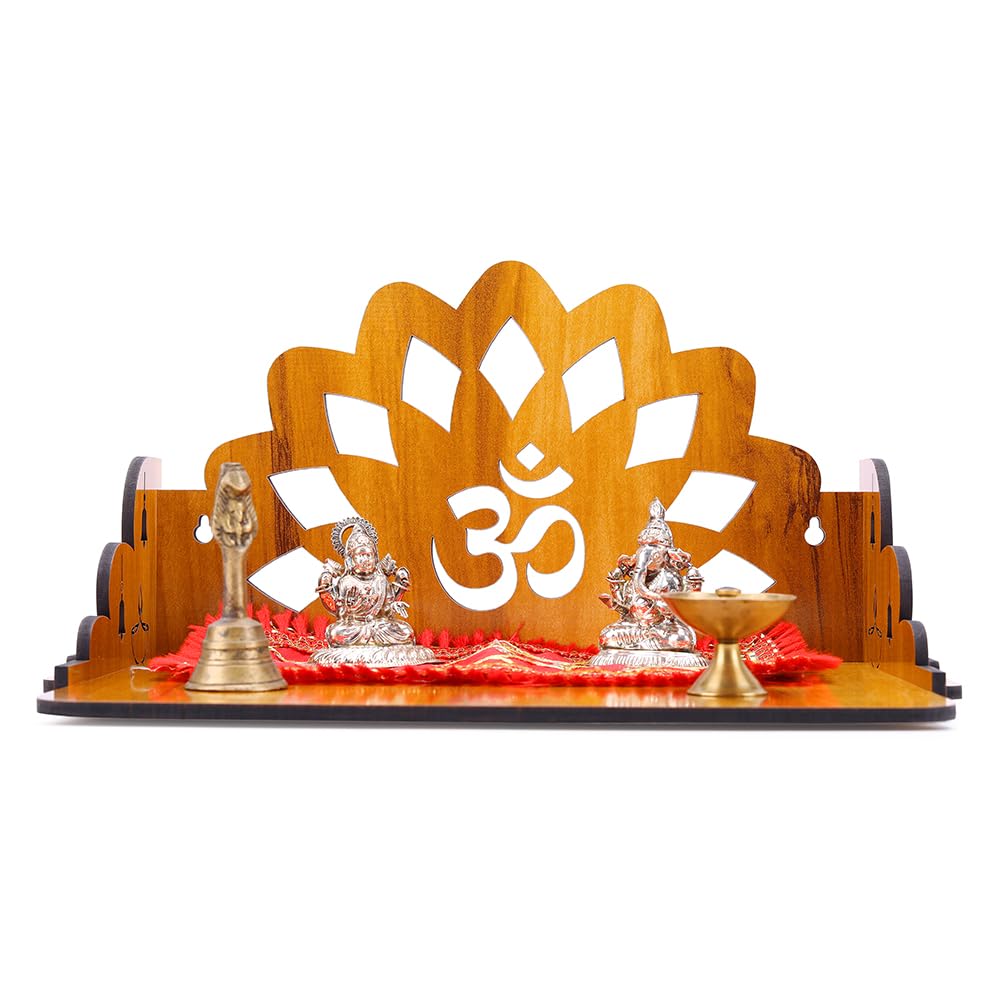 Sehaz Artworks Pooja Mandir for Home Big Size | Puja Mandir for Home Wall Mounted | Wooden Temple | Pooja Stand 2