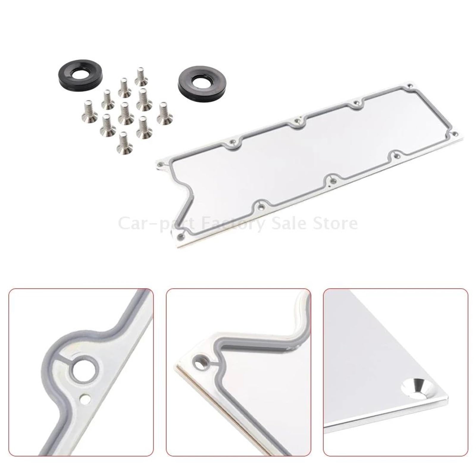 1 Juego Para LSX LS1 LM7 LR4 LQ4 LS6 L59 LQ9 LM4 L33 Todos Los Bloques De Motor Gen III Junta Protectora Del Colector Admisión Sello(Plata)