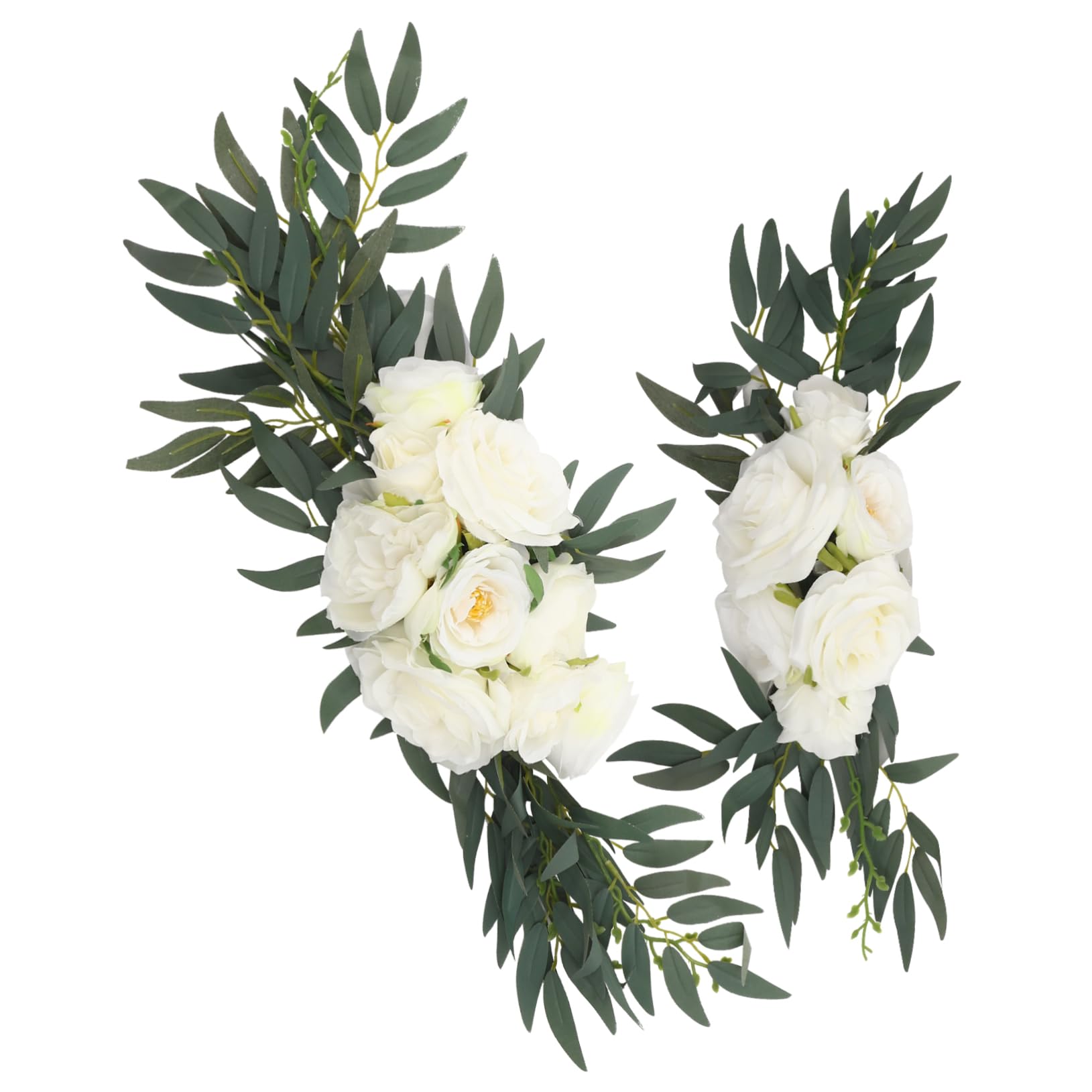 Levemolo 2stücke Hochzeitsbogen Kunstblumen Swag Für Willkommensschilder Romantische Dekoration Für Hochzeiten Und Vielseitig Einsetzbar Für Innen Und Außendekoration