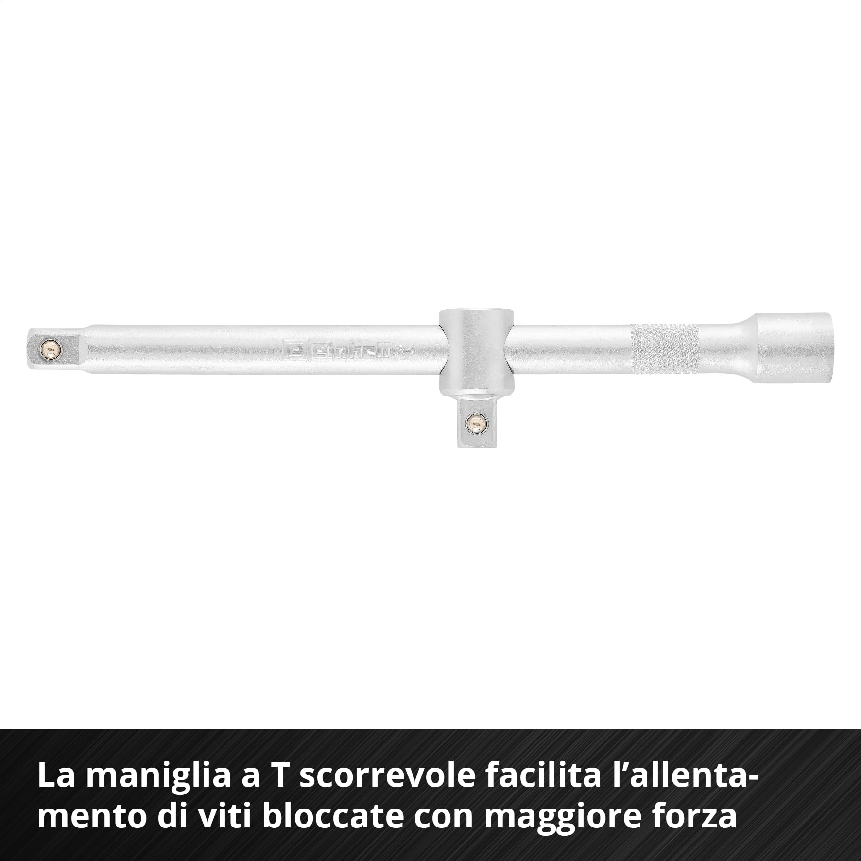 Einhell 110 pezzi set di bussole e cricchetto | Set di bussole | cricchetti | assortimento di inserti | impugnatura per cacciavite | chiavi esagonali | valigetta inclusa