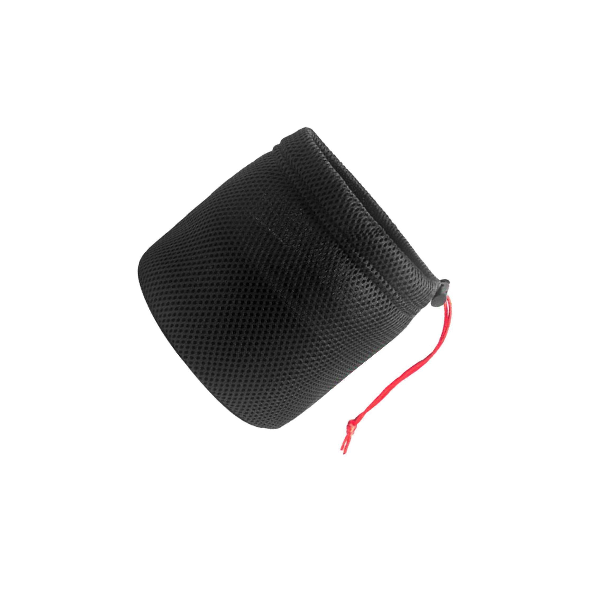 TUXCAXI Camping Pot Bag Breathable Easy To Drawstring For Storing Cookware While Enjoying Outdoors Camping Pot Storage Bag Is Widely Suitable For Outdoor, Black, 14x16cm