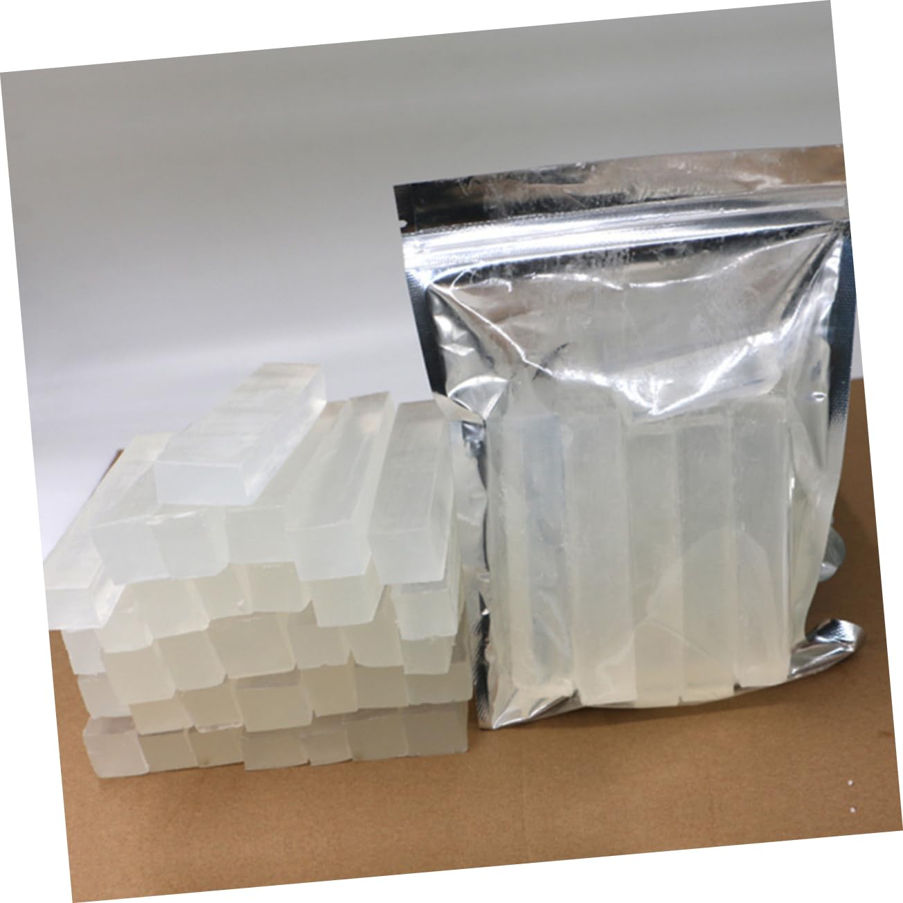 STOBOK Base di Sapone Trasparente la Fabbricazione di Sapone Fai da Te 3 Borse, Facile da Pulire e Adatta per Bagno la Cura della Pelle