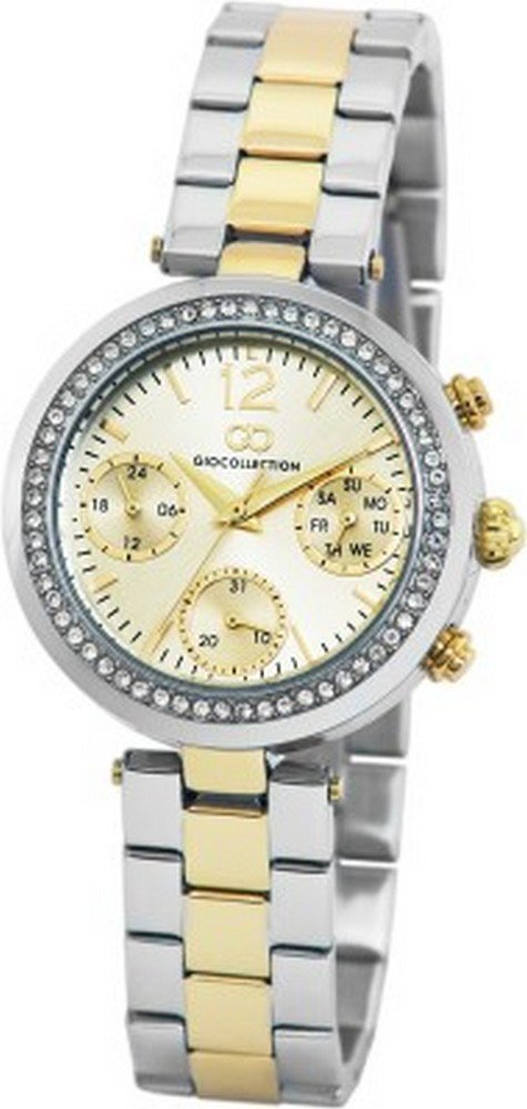 gio collection Multifunction Gold Dial Women's Watch - G2005-44-picture-13