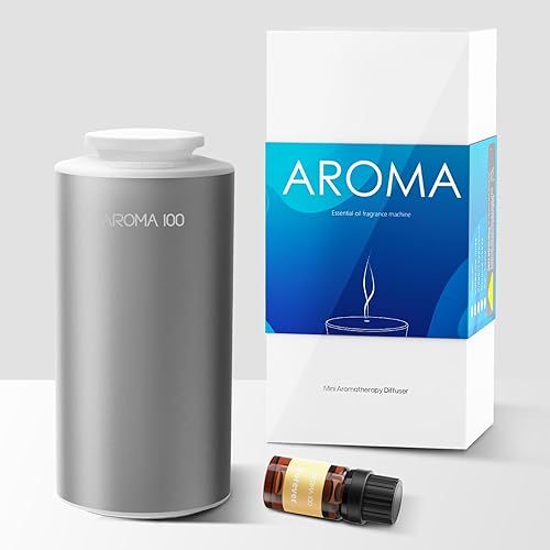 Difusor sin agua para aceite esencial, cobertura de 500 pies cuadrados, nebulizador recargable, mini difusores de aroma para el hogar, coche,