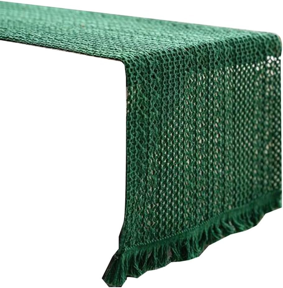 Vintage Cotton Linen Table Flag, Party Decoration Woven