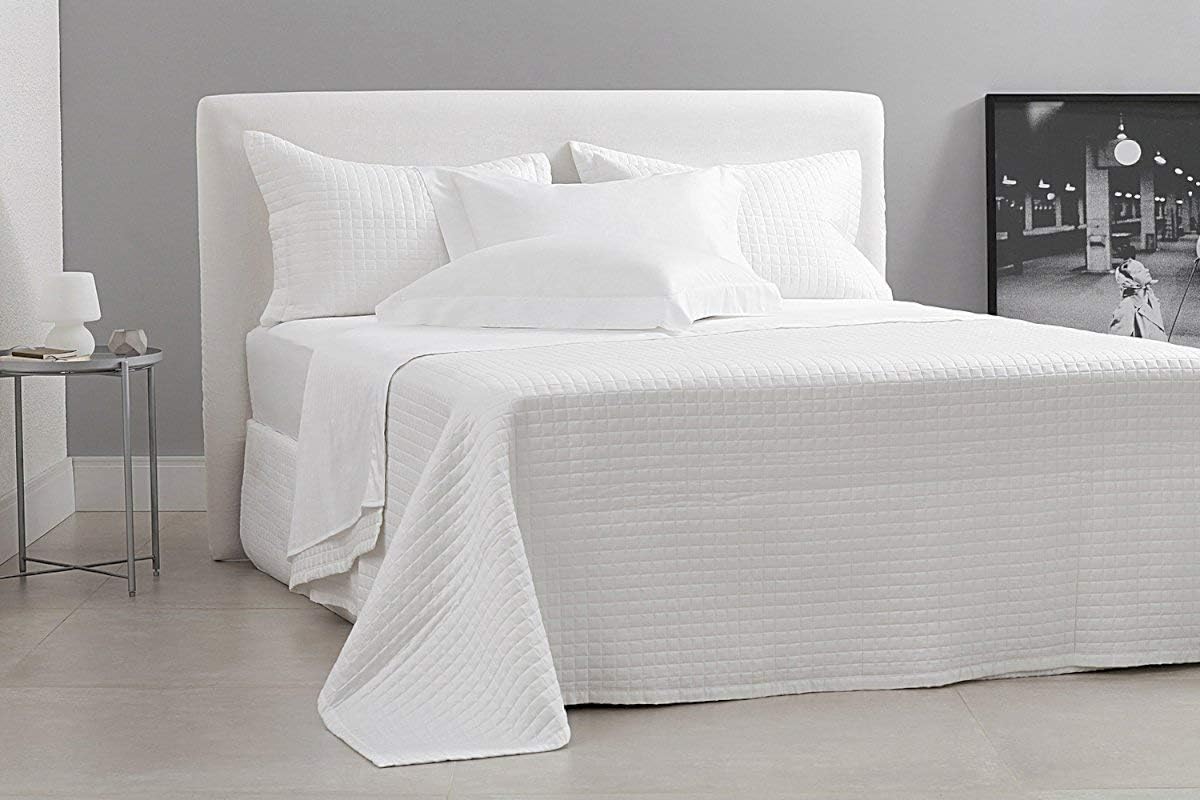 Buddemeyer Jogo de Cama Queen Cetim 300 Fios Bud Vision New Colors II 100% Algodão Penteado Branco 4 peças Buddemeyer Jogo de Cama Queen Cetim 300 Fios Bud Vision New Colors II 100% Algodão Penteado Branco 4 peças