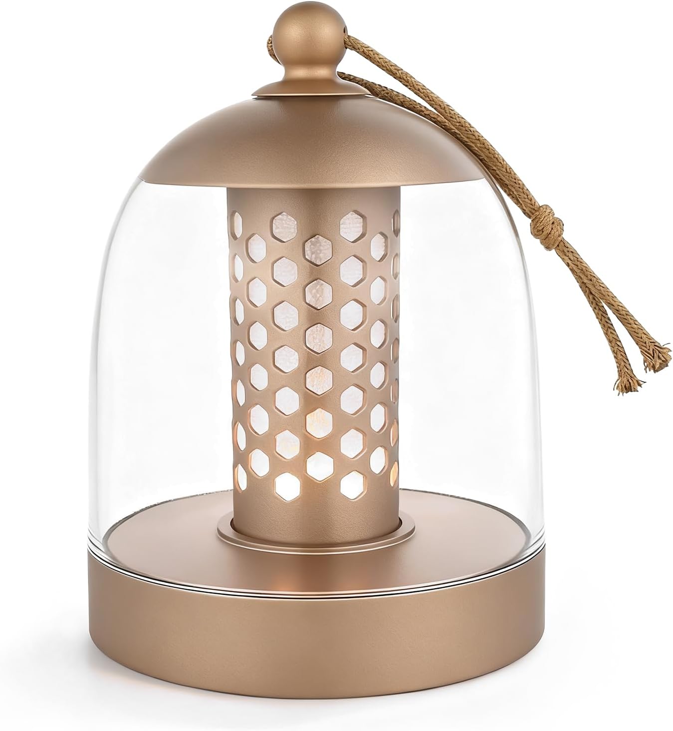 Touch Night Light with Dimmable & Adjustable Color Temperature, USB Rechargeable Portable Bedside Lamp for Bedroom Living Room Baby Nursery – 9 Hour Long Battery Life (Rosegold)