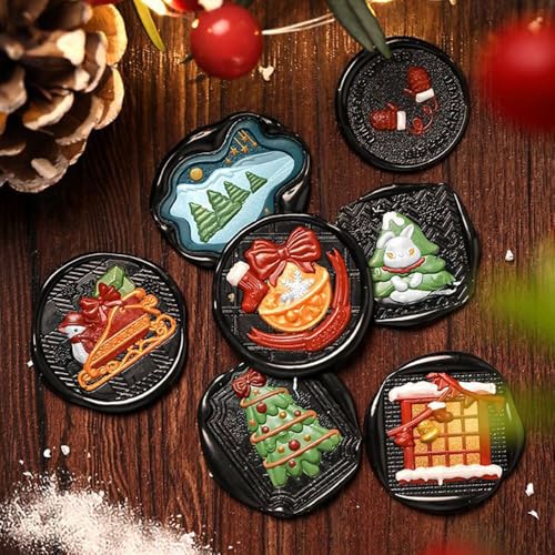 Image of 600pcs Black & Deep Series Wax Seal Beads,6 Assorted Deep Color Sealing Wax Beads Ideal for DIY Waxing Stamp Wedding Letter Envelope Decor Wine Bottle Sealing (Deep Color Series)