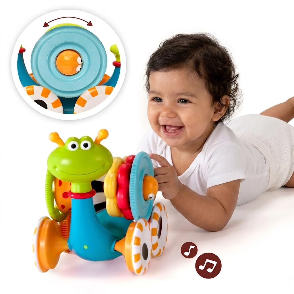 YOOKIDOO YALDONE L'Escargot Rigolo - Crawl N Go Snail