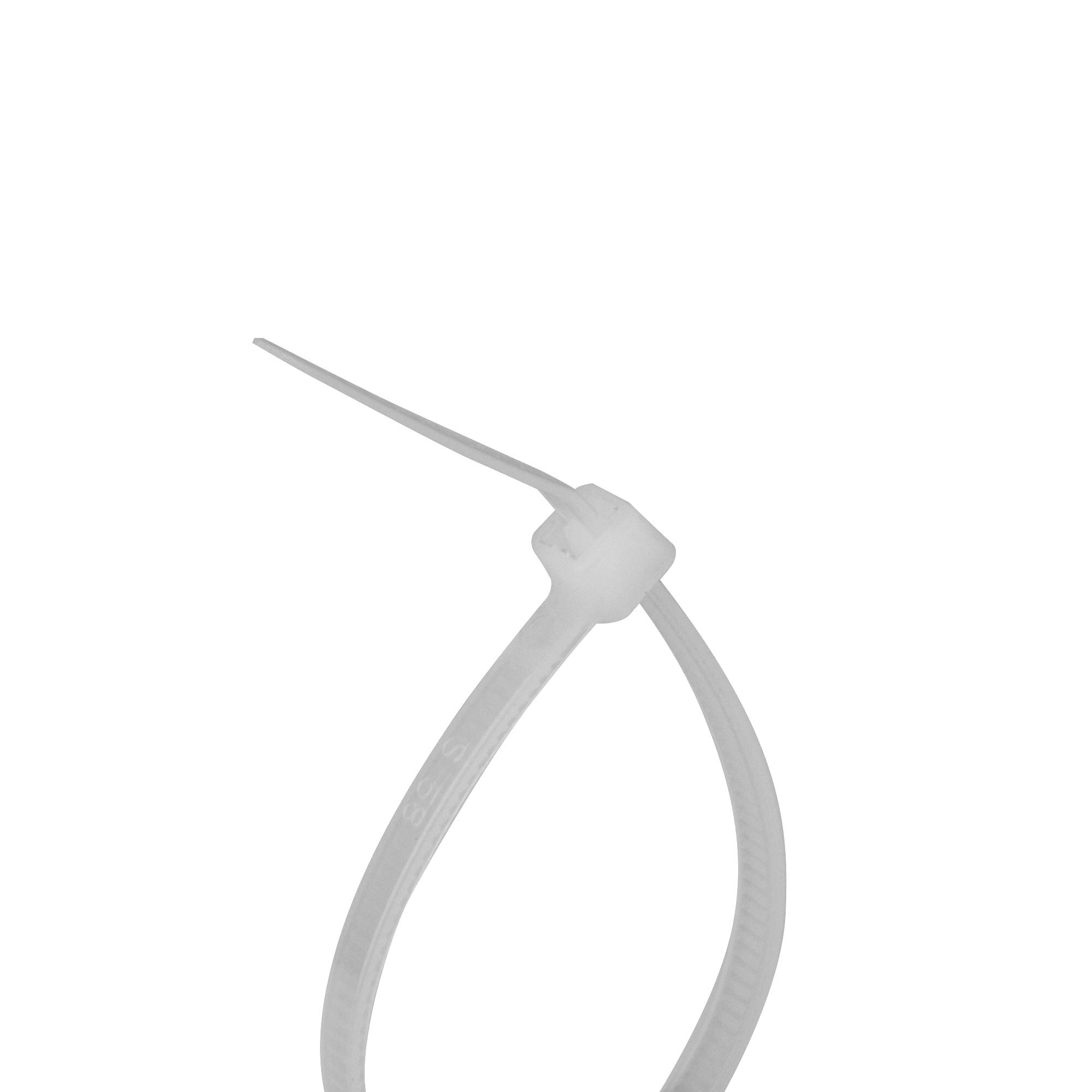 Poly Pool PP0310.250 N. 250 Pieces Polyamide Clamps. 3.6x200 mm White - Image 2
