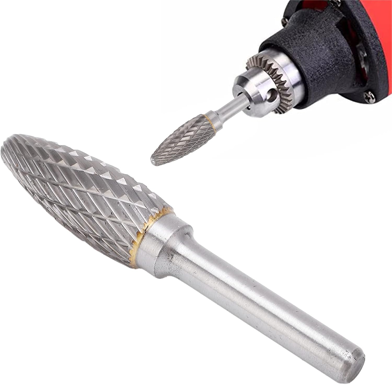 Rotary File, Carbide Burr Rotary File, Double Cut, Tree Shape, Multipurpose.Aviation、Automobile、Ship