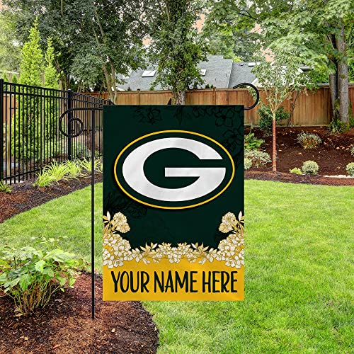 Image of Rico Industries NFL Standard /Primary Personalized 13 inch x 18 inch Double Sided Garden Flag
