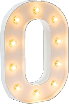 3.3ft Large Letter Shape Alphabet Lights Cold/warm White LED, Foam Marquee Lamp Freely Combinative Words For Home Birthday Wedding Party DeclorO,Warm white