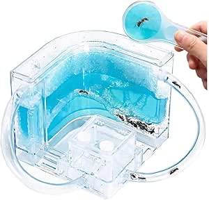 NAVADEAL Ant Farm Castle 2.0 with Connecting Tube, Ant Habitat Science Learning Kit, Best STEM 2021 Educational Kids Toy, Study Insect Behavior at Home &amp; School, Plant Based Blue Gel 3D Maze Ecosystem