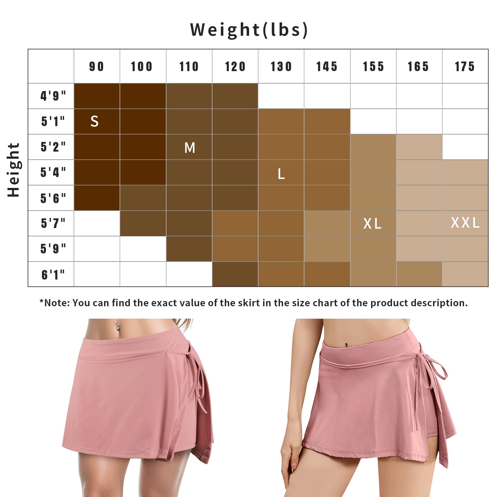 MK MATT KEELY Donna Gonna da Nuoto con Slip Interno Elegante Ruched Costumi da Bagno Pantaloncini Bikini Costume Intero