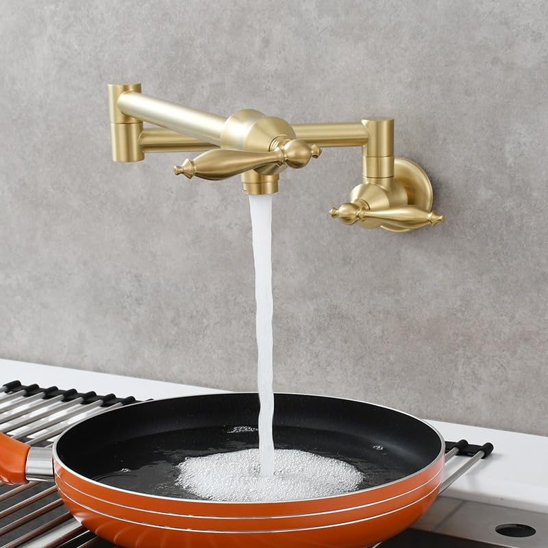 Robinet mitigeur mural pour évier de cuisine parfait pour remplir les marmites