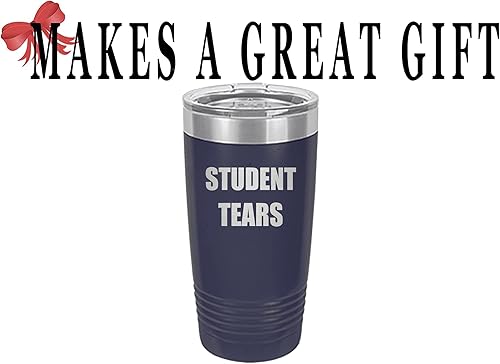 Miniatura 4 de Rogue River Tactical Funny Teacher Student Tears - Taza de viaje de 20 onzas con aislamiento al vacío para profesores educadores de enseñanza color