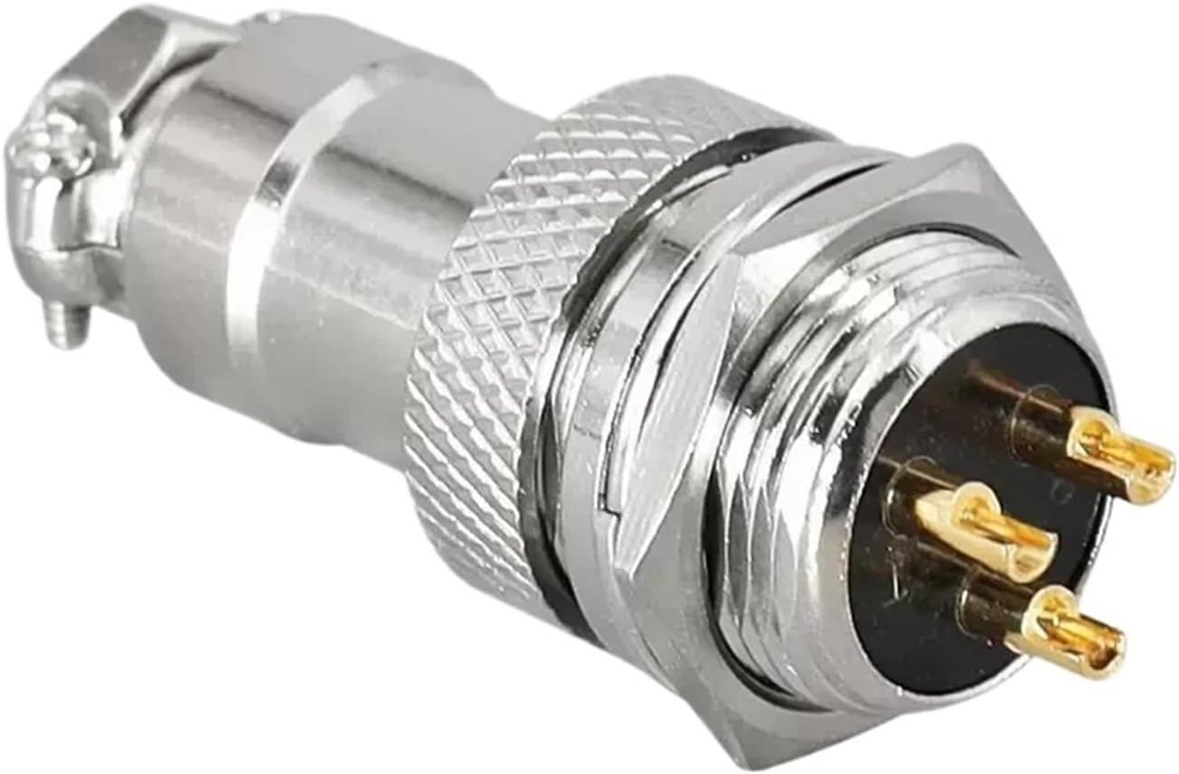 GX16 gold-plated 2/3/4/5/6/7/8/9/10-pin male plug/female socket connector(2P Female)