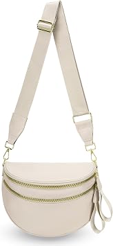 Cross Body Bag For Women Belt Bag Sling Bum Bag Fanny Packs Wallets Purse Spacious Nylon With Adjustable Strap