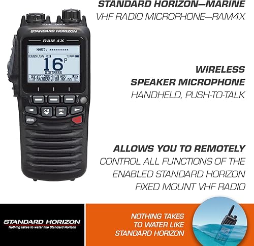 Miniatura 2 de Standard Horizon Micrófono RAM inalámbrico RAM4X fGX2400