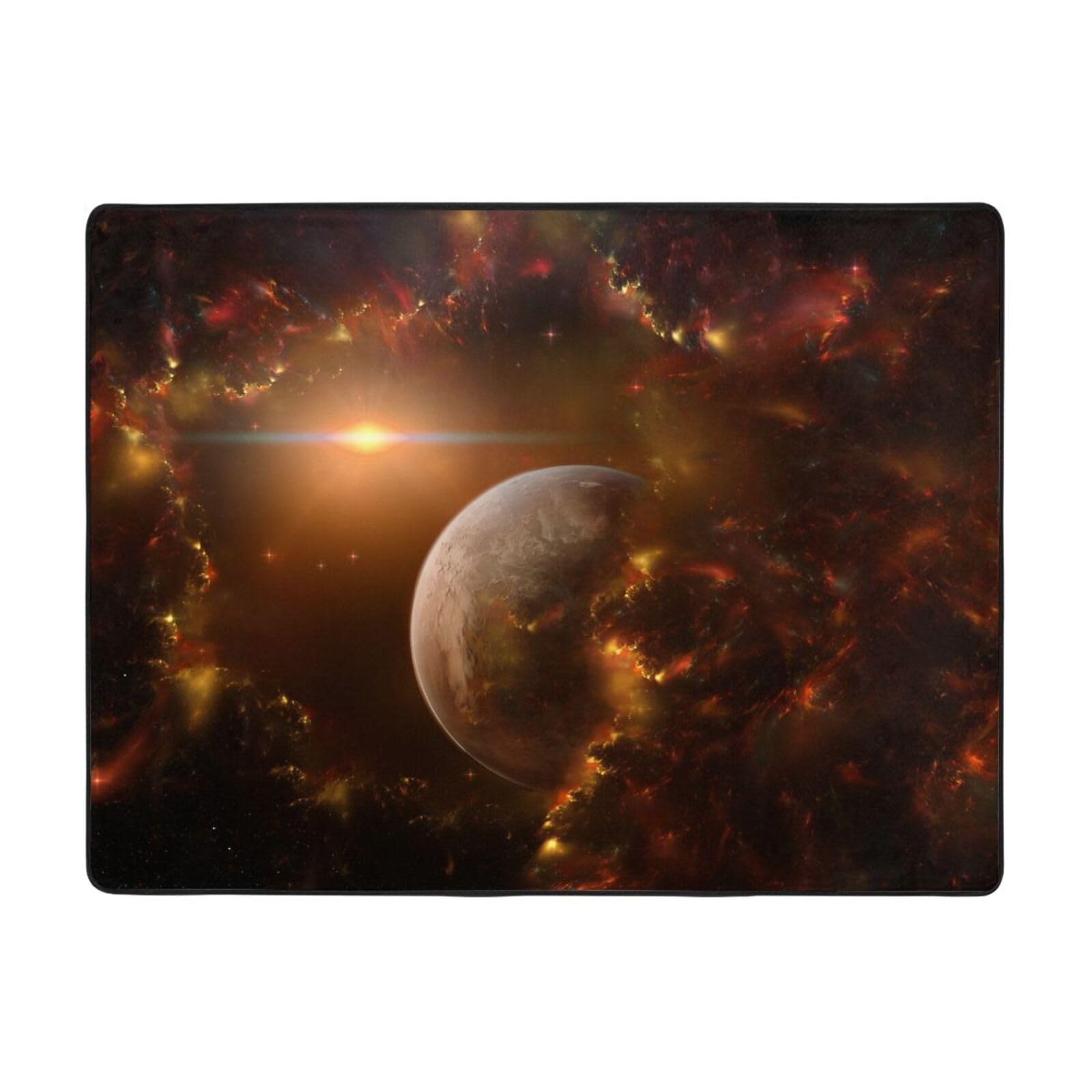 Tapis de sol galaxie antidérapant pour salle de bain et espace de jeu enfant