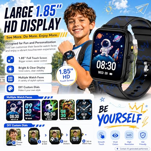 Image of Smart Watch for Kids (Black)